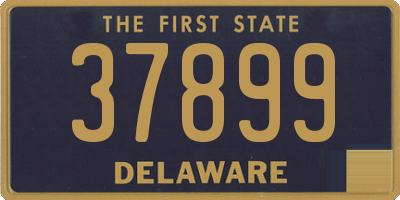 DE license plate 37899