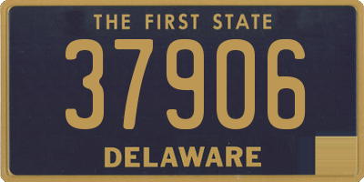 DE license plate 37906