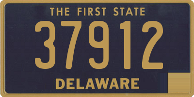 DE license plate 37912