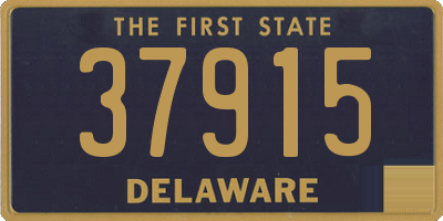 DE license plate 37915