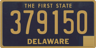DE license plate 379150