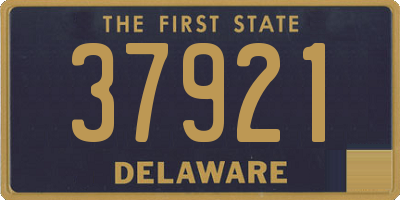 DE license plate 37921