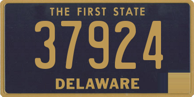 DE license plate 37924