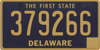 DE license plate 379266