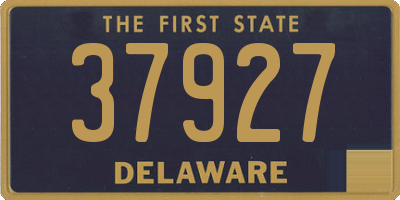 DE license plate 37927