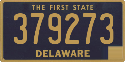 DE license plate 379273
