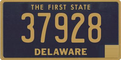 DE license plate 37928