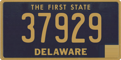 DE license plate 37929