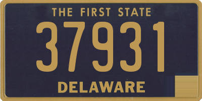 DE license plate 37931