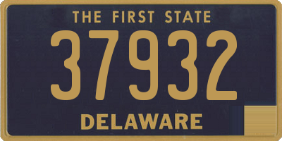 DE license plate 37932