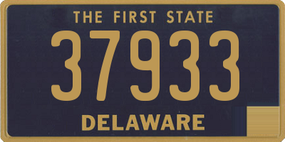 DE license plate 37933