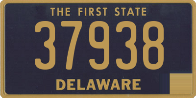 DE license plate 37938
