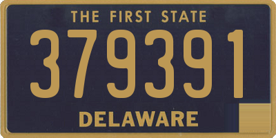 DE license plate 379391
