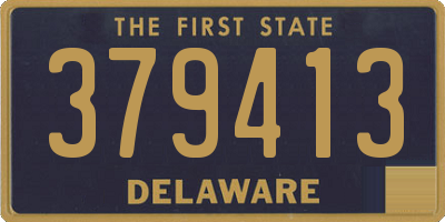 DE license plate 379413