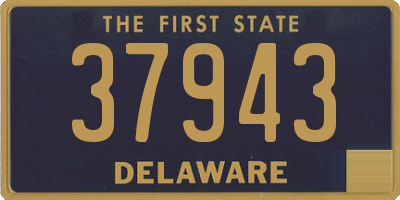 DE license plate 37943