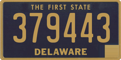 DE license plate 379443