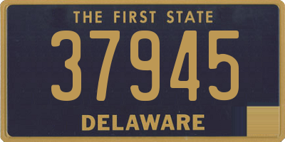 DE license plate 37945