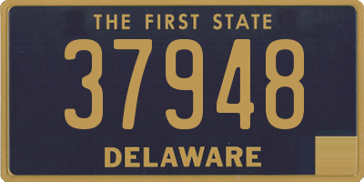 DE license plate 37948