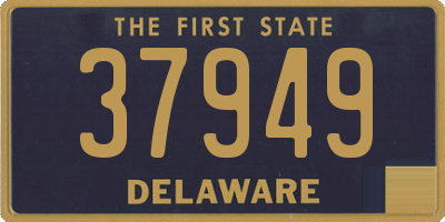 DE license plate 37949
