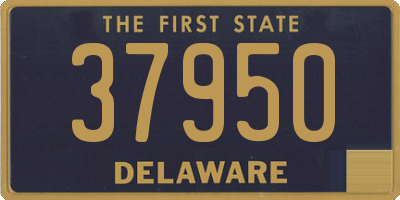 DE license plate 37950