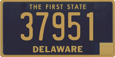 DE license plate 37951