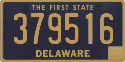 DE license plate 379516