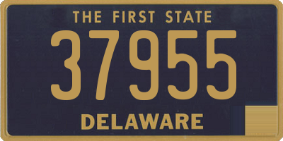 DE license plate 37955