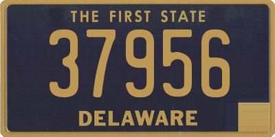 DE license plate 37956