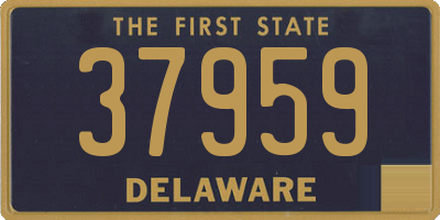 DE license plate 37959