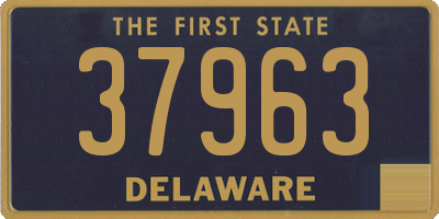 DE license plate 37963
