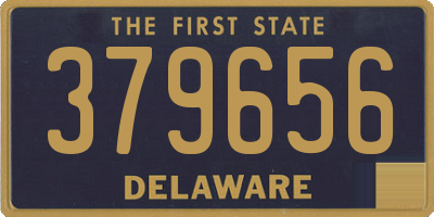 DE license plate 379656