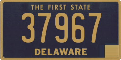 DE license plate 37967