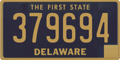 DE license plate 379694