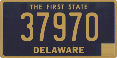DE license plate 37970