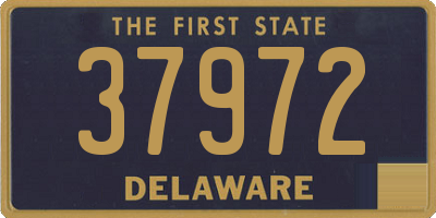 DE license plate 37972