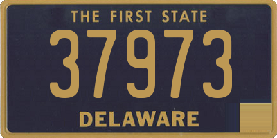 DE license plate 37973