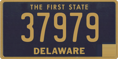 DE license plate 37979