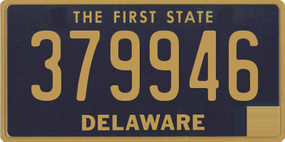 DE license plate 379946