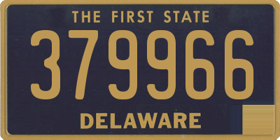 DE license plate 379966