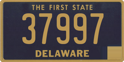 DE license plate 37997
