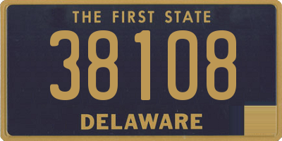 DE license plate 38108