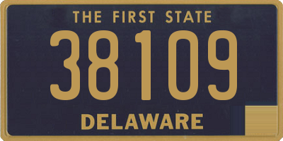 DE license plate 38109