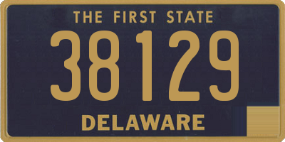 DE license plate 38129