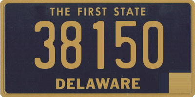 DE license plate 38150