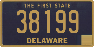 DE license plate 38199