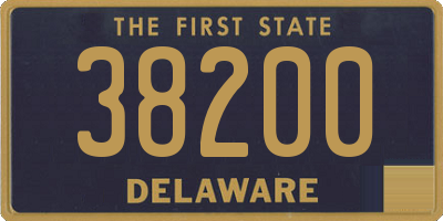 DE license plate 38200