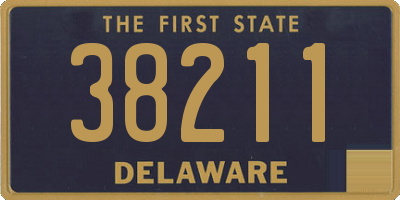 DE license plate 38211