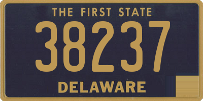 DE license plate 38237