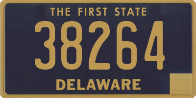 DE license plate 38264