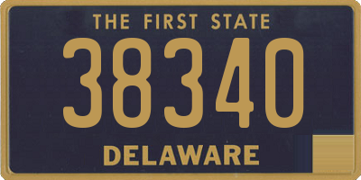 DE license plate 38340